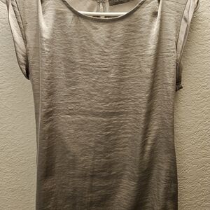 The Limited Taupe Short-Sleeve Crewneck Top